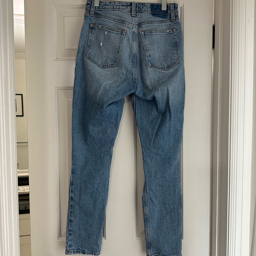 Abercrombie & Fitch curve love “the skinny high rise” distressed - Picture 4 of 5